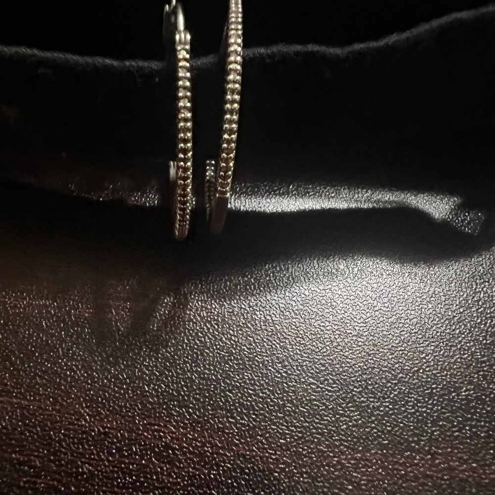 Sterling Silver 925 Hoop Earrings -
